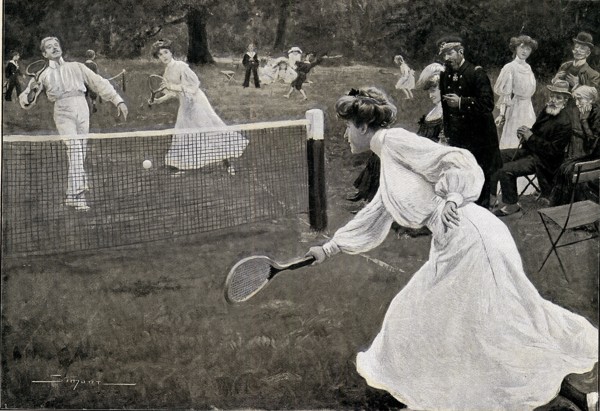 Sports, le tennis à la fin du XIX siècle.