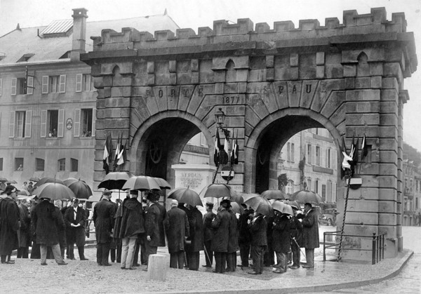 Inauguration of a commemorative monument in Verdun