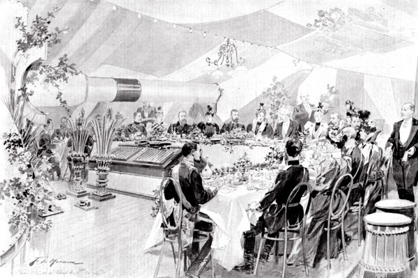 Voyage du président de la république française, M Félix Faure, en Russie, août 1897.