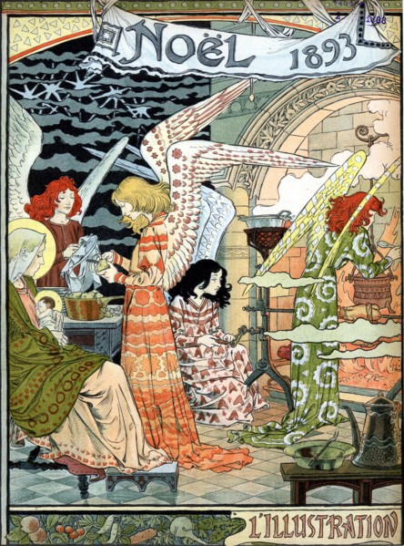 Couverture de Noël du journal L'Illustration, 1893