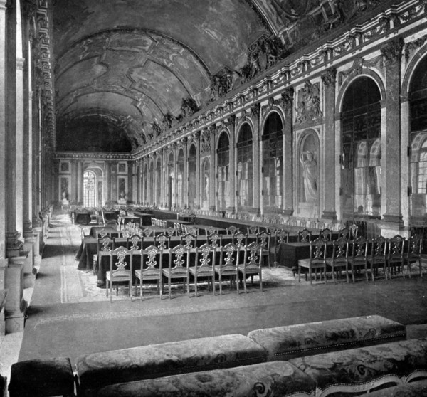 Préparatifs à la signature du Traité de Versailles, 28 juin 1919