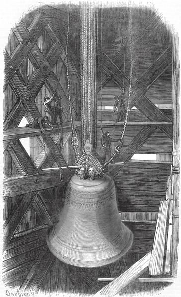 Cloche de Notre-Dame de Paris en 1851