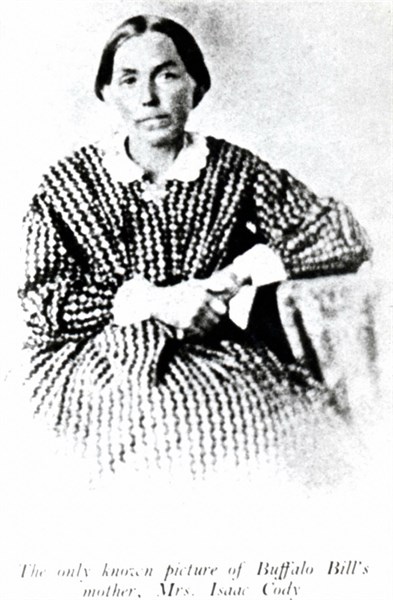 Mrs Isaac Cody, mother of Buffalo Bill