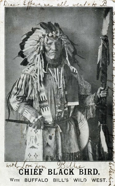 Buffalo Bill's Wild West. Chief Black Bird