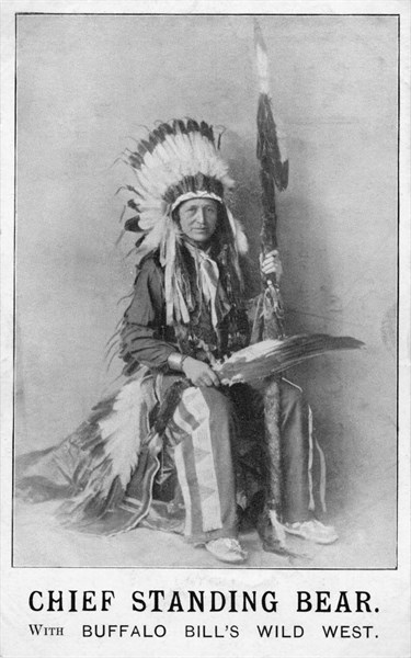 Buffalo Bill's Wild west. Chief Standing Bear