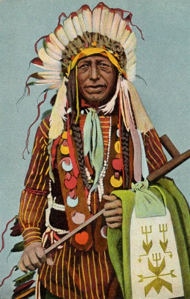 Le chef Indien "Skin Cote"