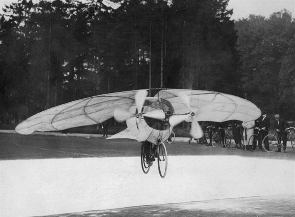 Flying bicycle