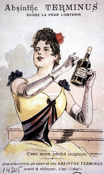 Absinthe, old poster