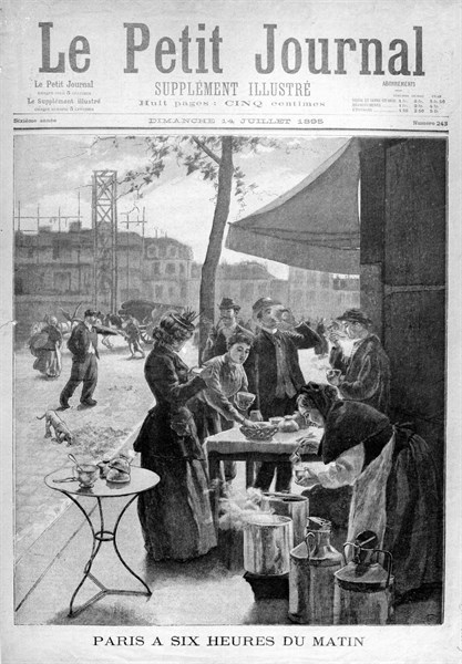 Milk, ad from 1895