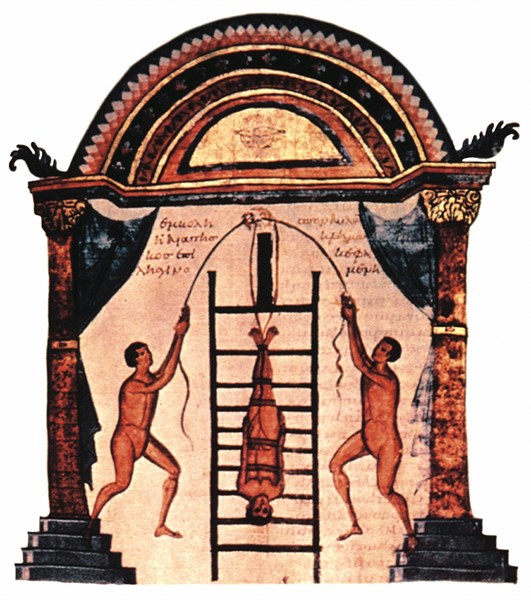 Treatment of a dislocation in ancient Greece