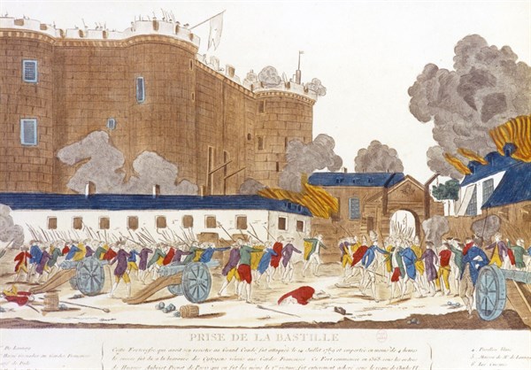 La prise de la Bastille, le 14 juillet 1789