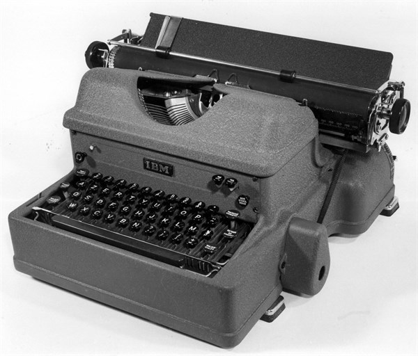 First typewriter