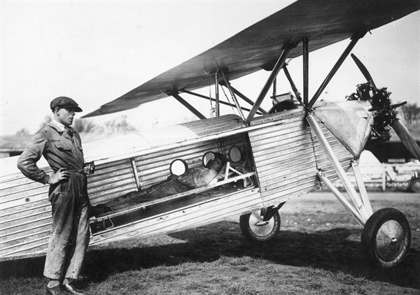 Ambulance plane.