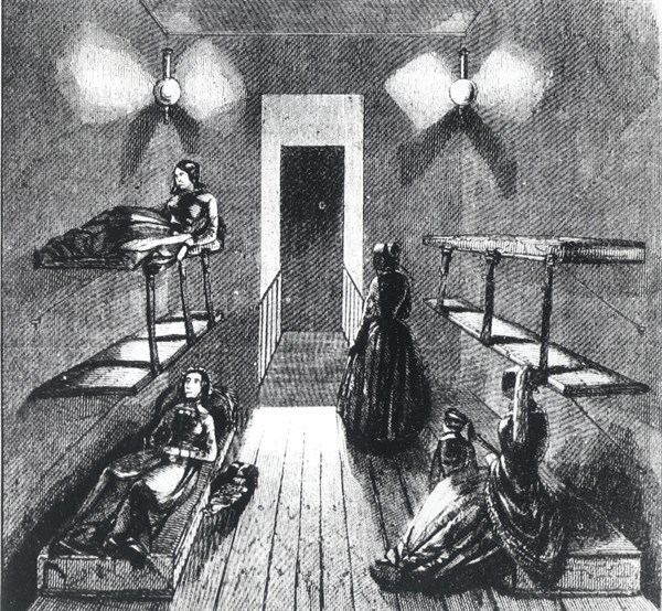 Wagon-lit vers 1840