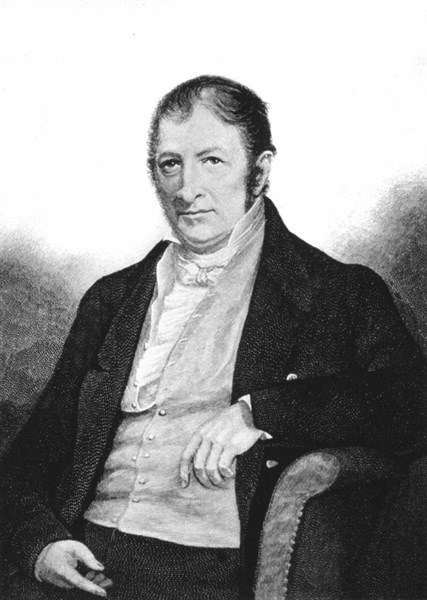 Portrait d'Eli Whitney, inventeur américain.