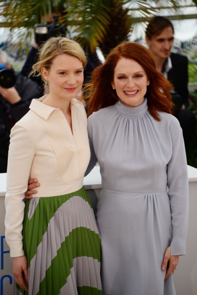Mia Wasikowska, Julianne Moore, 2014 Cannes film Festival