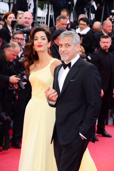 George Clooney with wife Amal, 2016 Cannes Film Festival