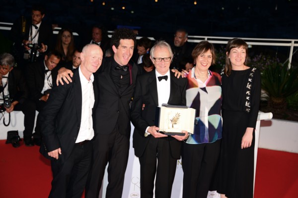 Crew of the film 'I, Daniel Blake', 2016 Cannes Film Festival