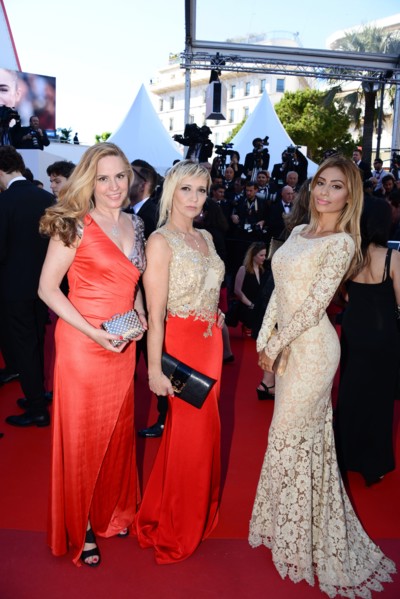 Karin Gelain, Stephanie Slama and Anaïs Kepekian, 2017 Cannes Film Festival