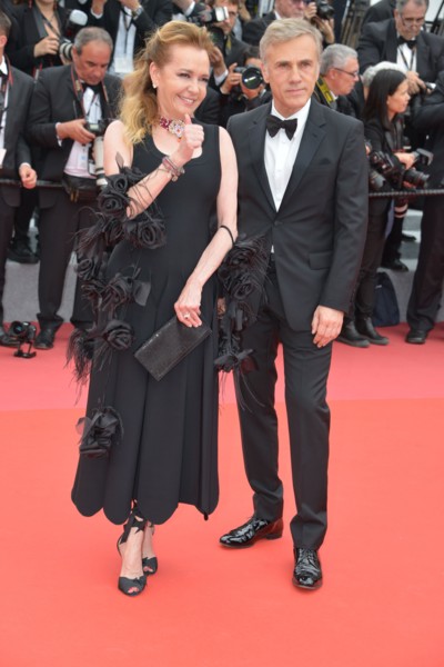 Christoph Waltz and Caroline Scheufele, 2018 Cannes Film Festival