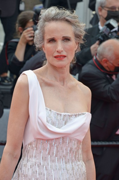 Arriving for the projection of the film 'Tout s'est bien passé'