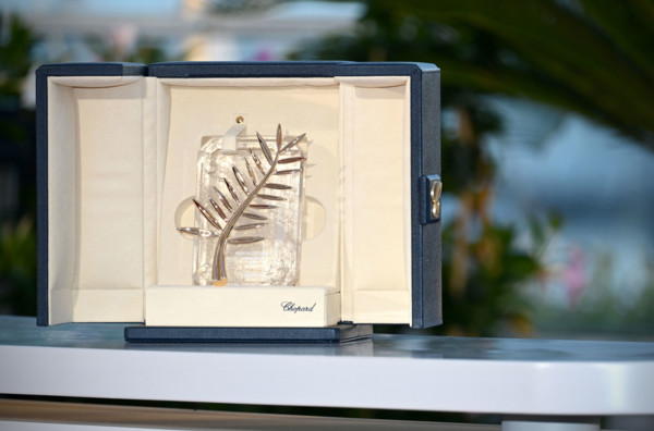 Box containing the Palme d'Or