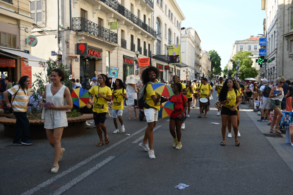 Atmosphere in the streets of Avignon