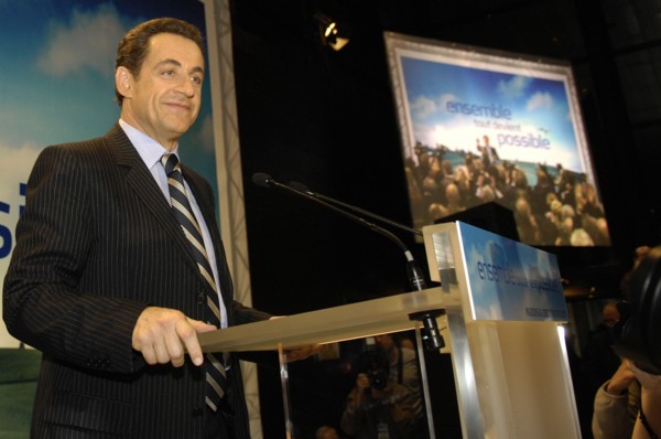 MAISONS-ALFORT LE 03/02/2007_ NICOLAS SARKOZY_PREMIER MEETING DE CAMPAGNE ELECTION PRÉSIDENTIELLE