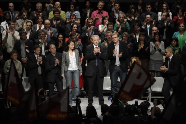 Elections Régionales 2010, meeting de la coallition PS, Europe Ecologie, Front de Gauche