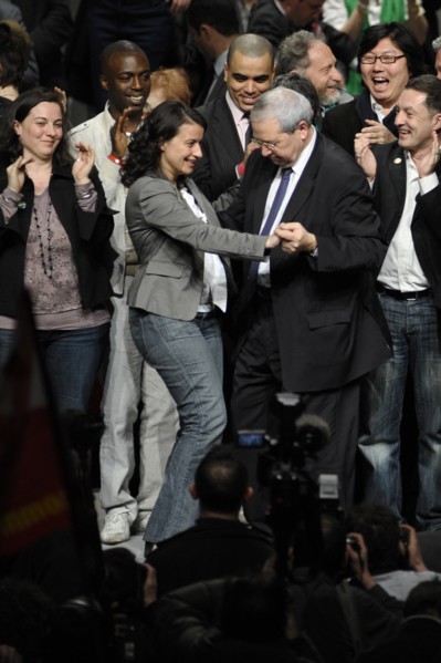 Elections Régionales 2010, meeting de la coallition PS, Europe Ecologie, Front de Gauche