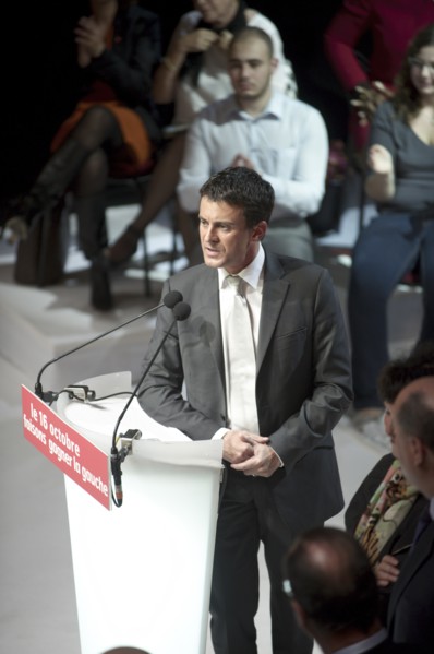 Meeting de l'entre-deux tours primaires citoyennes de François Hollande