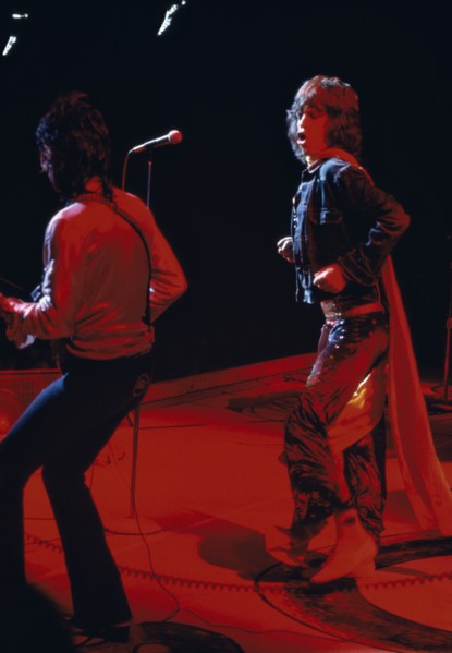 Mick Jagger sur scène, Etats-Unis