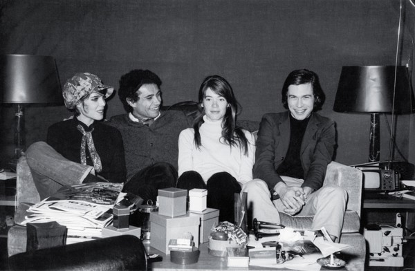 Dani, Jean-Marie Périer, Françoise Hardy, Jean-Paul Goude, 1966