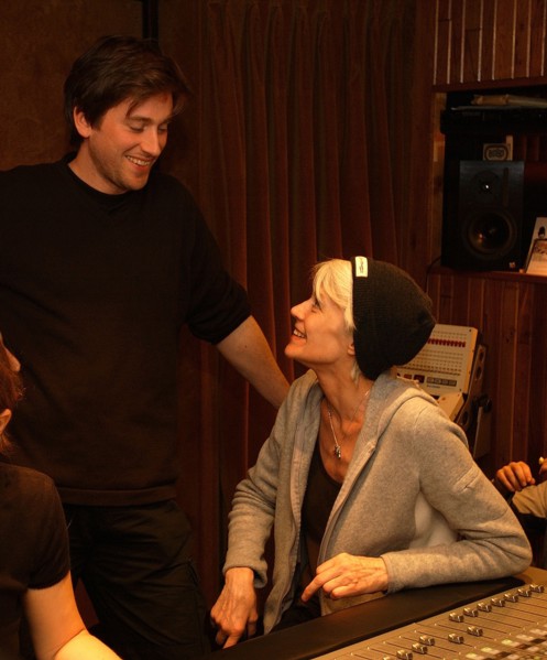 Françoise Hardy et son fils Thomas Dutronc