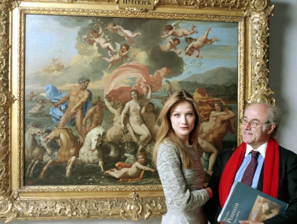 Carla Bruni et Pierre Rosenberg