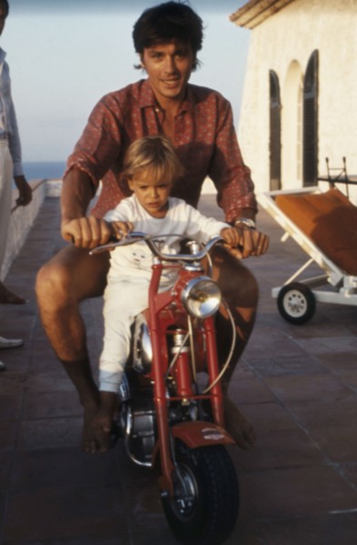 Alain Delon et son fils Anthony