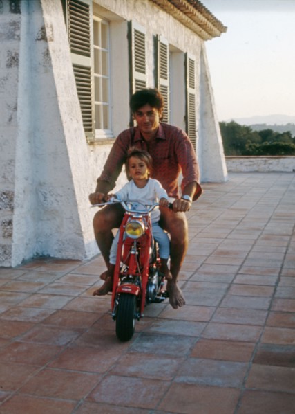 Alain Delon et son fils Anthony
