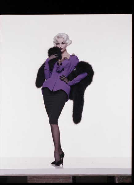 Eva Herzigova en Mugler