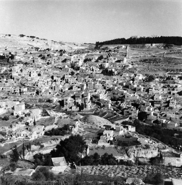 Vue générale de Jérusalem, en Palestine