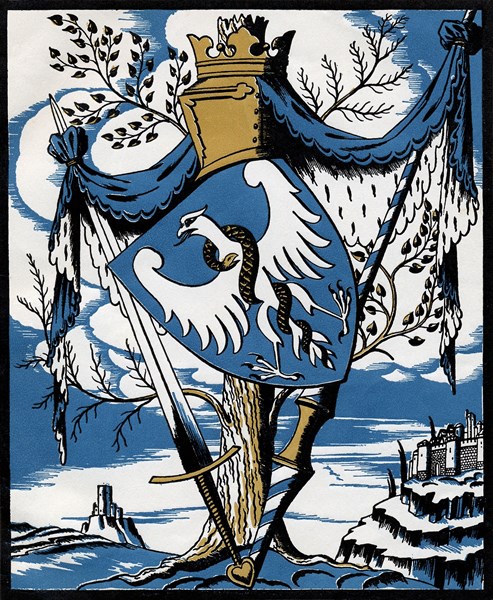 Narbut Georgy (1886-1920), lithographie, 1916