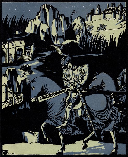 Narbut Georgy (1886-1920), lithographie, 1916
