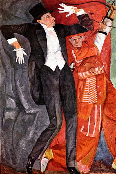 Boris Grigoriev (1886-1939), actor Meyerhold