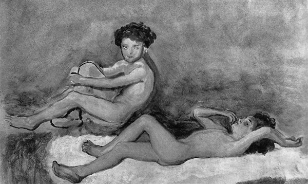 Ivanov, Study for the painting 'Apparition of Jesus Christ'