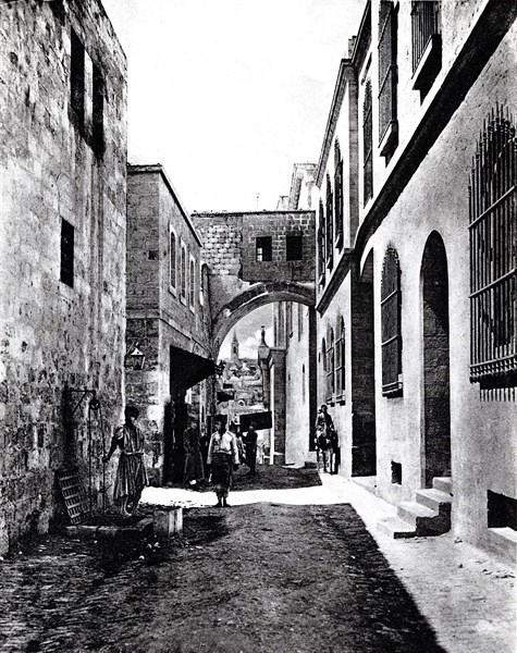 Bonfils, Arch of the Ecce Homo in Jerusalem