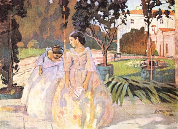 Borisov-Musatov, Tapisserie