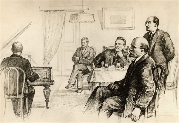 Dessin de Lénine