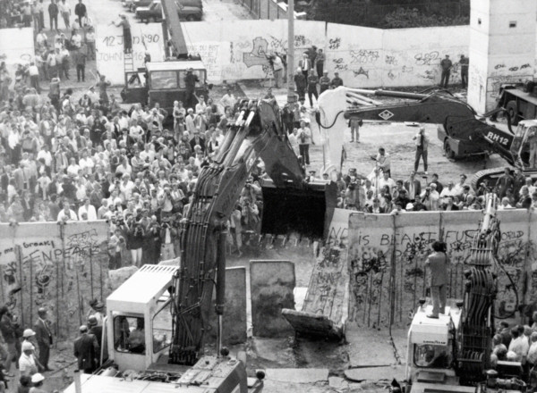 Démolition du mur de Berlin