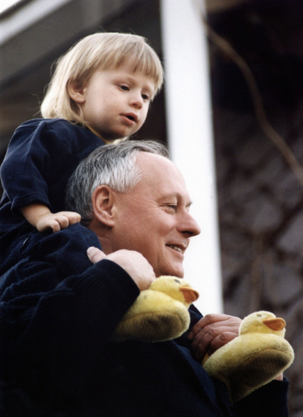 Oskar Lafontaine et son fils Carl-Maurice