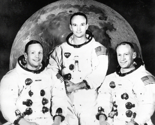 Neil Armstrong, Michael Collins et Edwin Aldrin