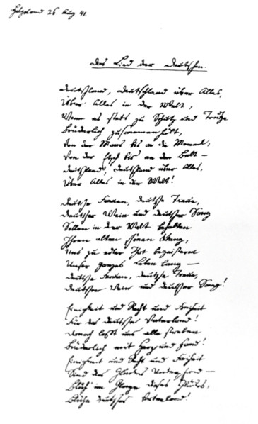 L'hymne national allemand